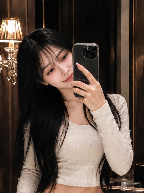 スマートフォンを手にした女性（モデル画像・イメージです）